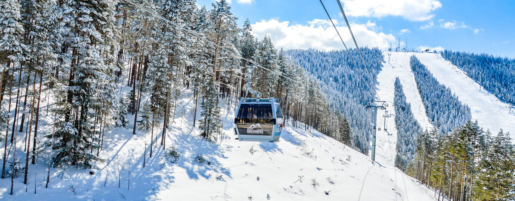 gold gondola zlatibor zima planina
