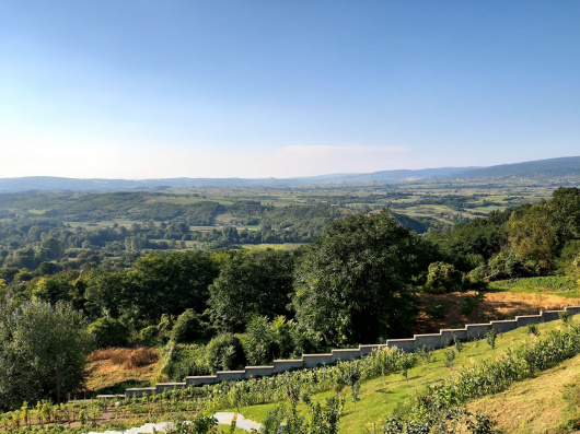 Pogled iz manastirskog kompleksa