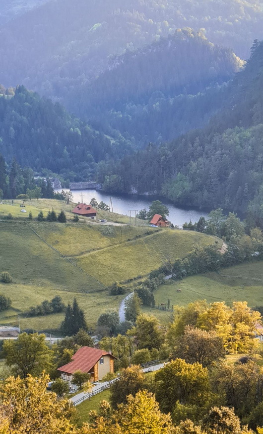 Pogled sa brane Lazići